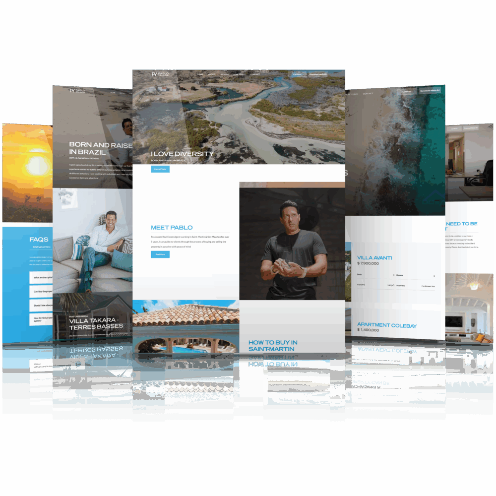 Pro 3-5 Page Real Estate Website