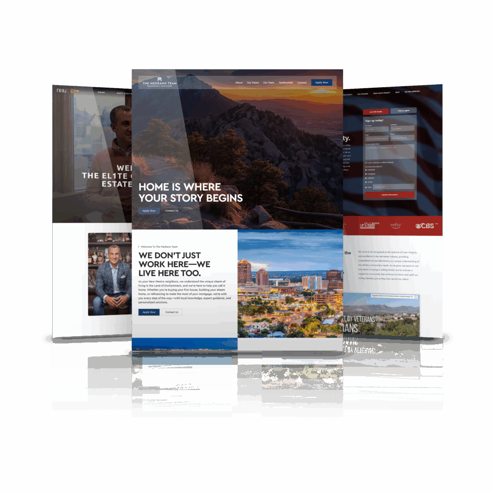 One-Page Real Estate Website