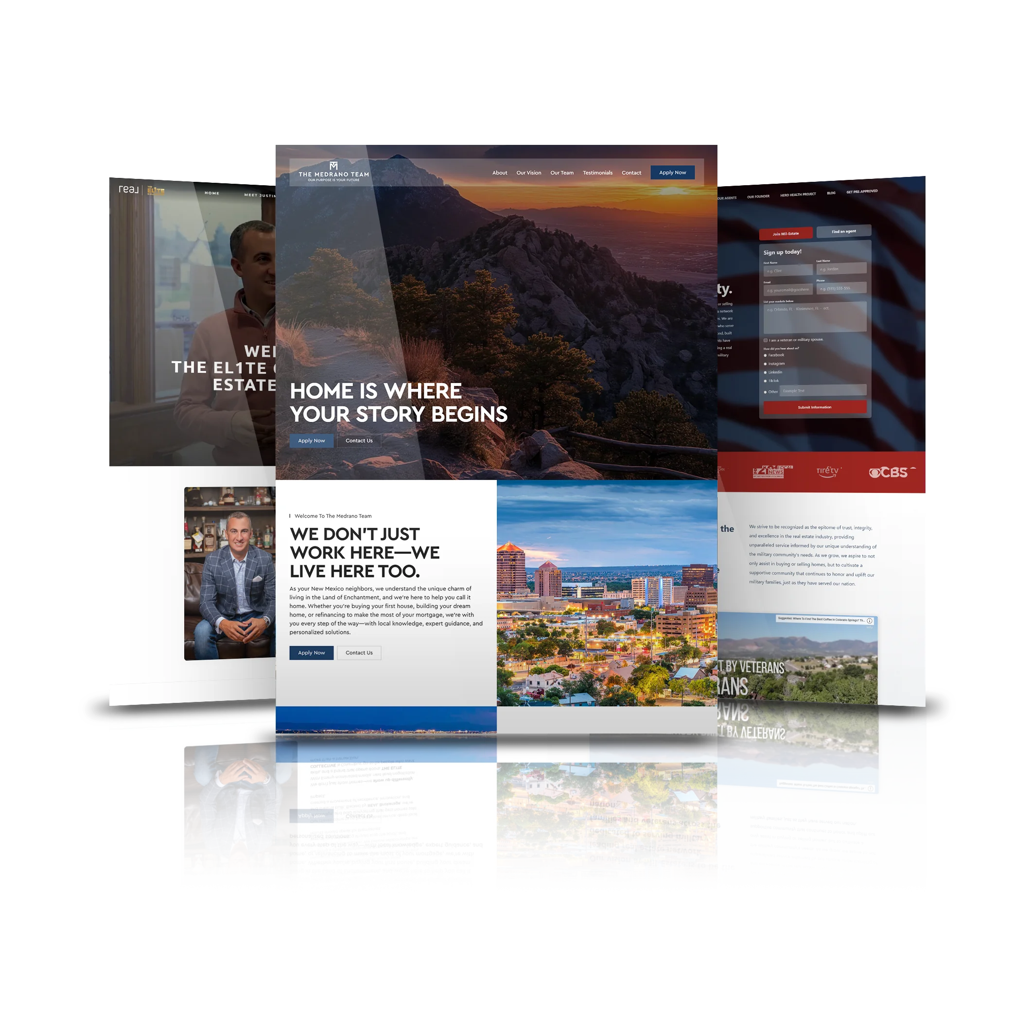 One-Page Real Estate Website
